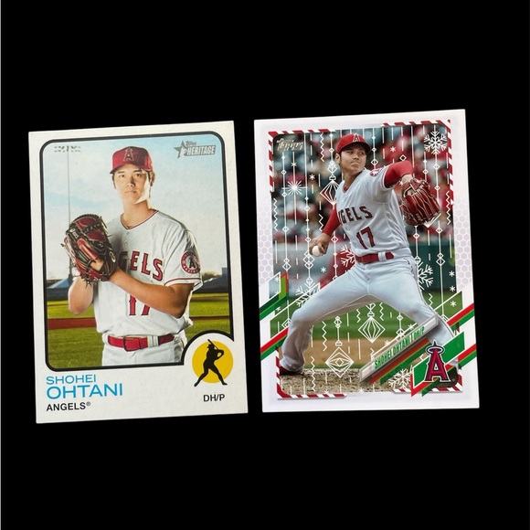 Shohei Ohtani Topps Baseball Cards lot of 8 - Picture 3 of 7
